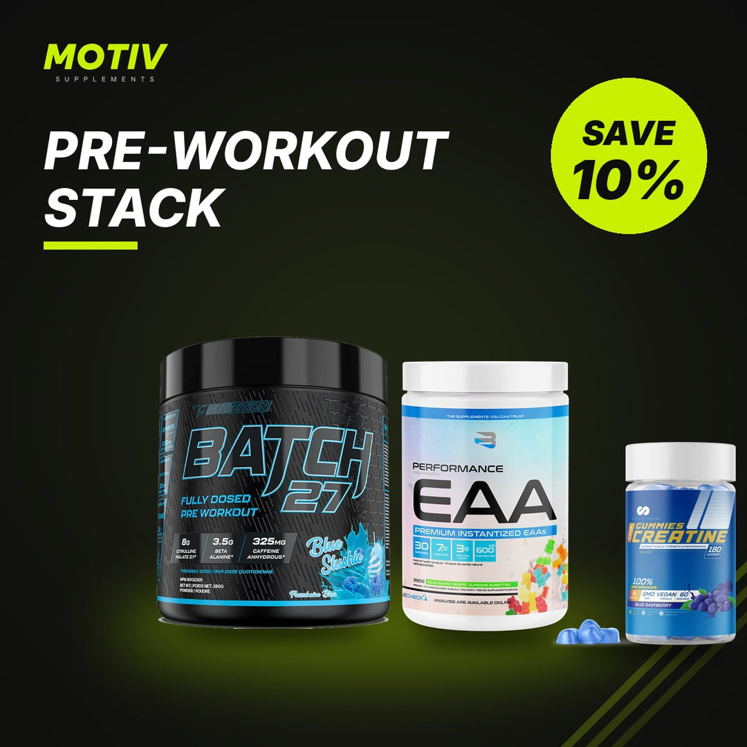 MOTIV Pre-Workout Stack bundle