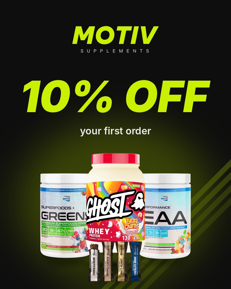 10% off your first order at MOTIV